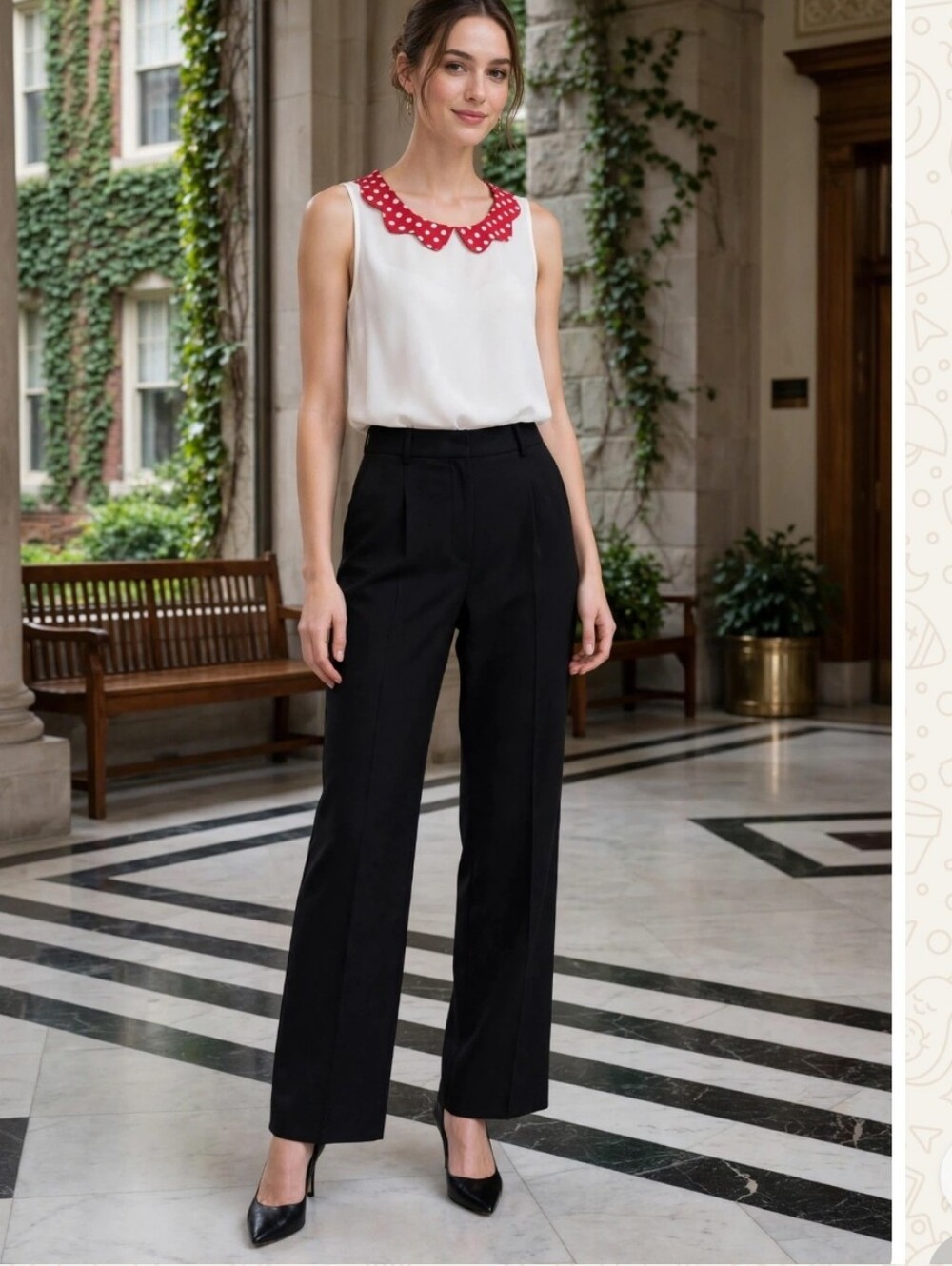 LC collection cute top